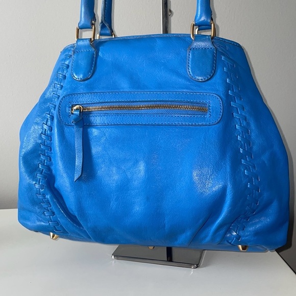 Isabella Fiore Blue Floral Shoulder Bag - Picture 4 of 13